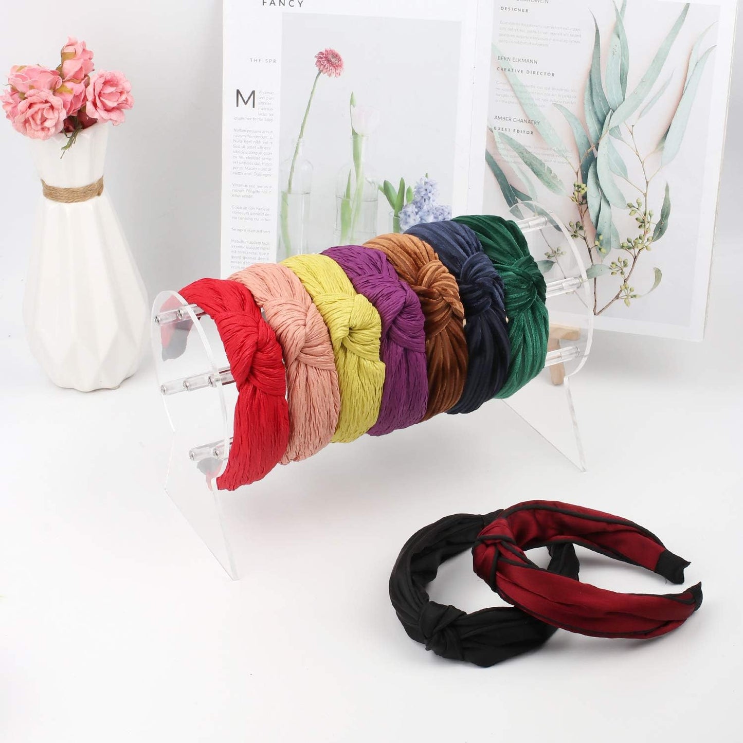 Headband Holder,Clear Jewelry Organizer for Teen Girl Women Gifts, The Perfect Headband Display Organizer