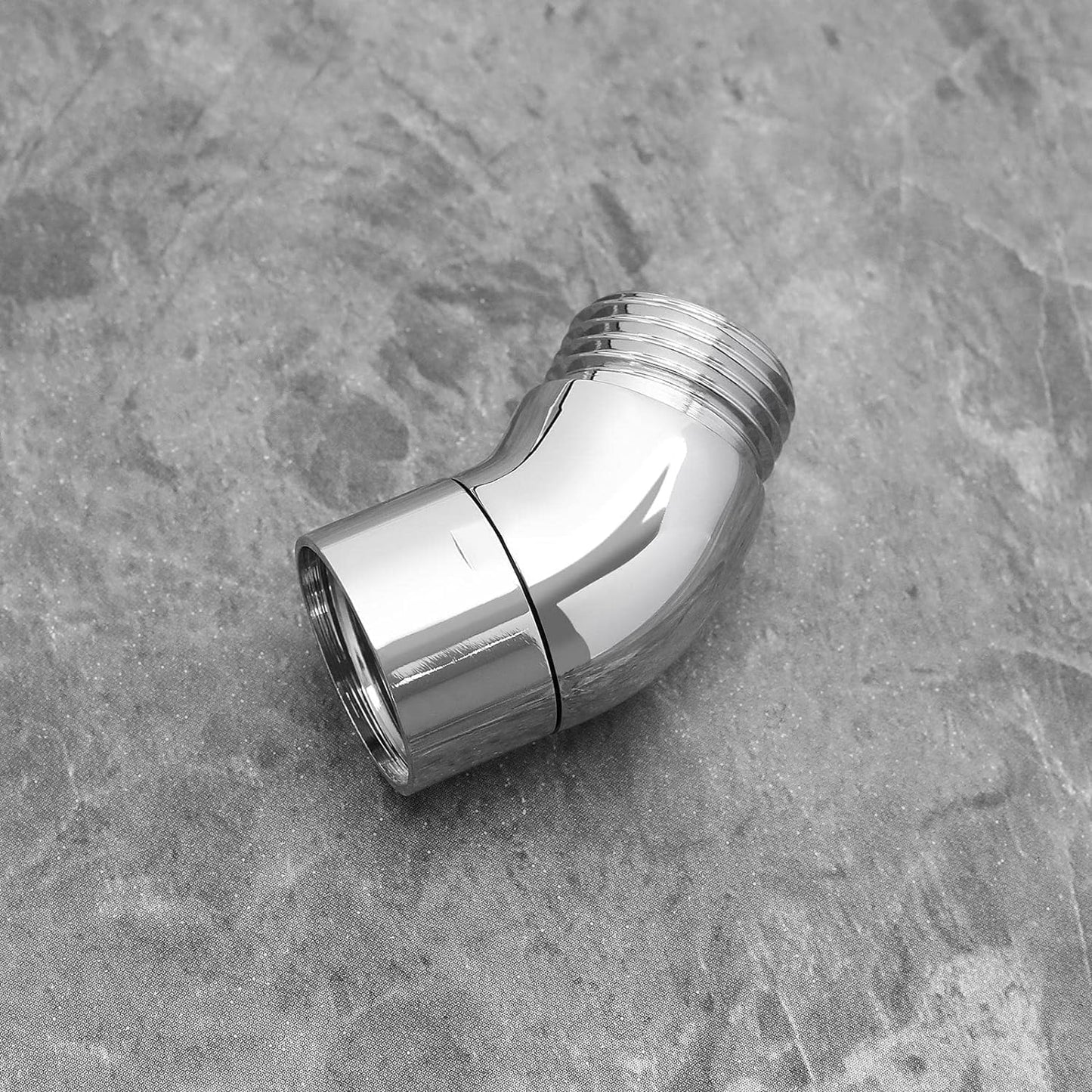 Handheld Shower Head Elbow Adapter G1/2" Shower Connector 45-Degree Adapter Solid Brass, Suitable for Most Standard Shower Systems