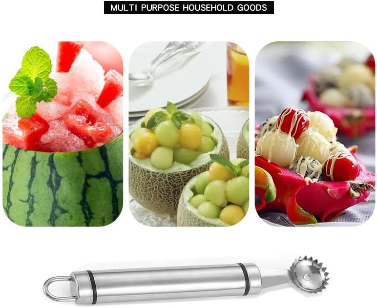 2 Pcs Stainless Steel Strawberry Huller and Tomato Stem Corer Tool, Tomato Stem Corer Tool,Stainless Steel Strawberry Huller Corer Vegetable and Corer Practical Kitchen Tool Fruit (2)
