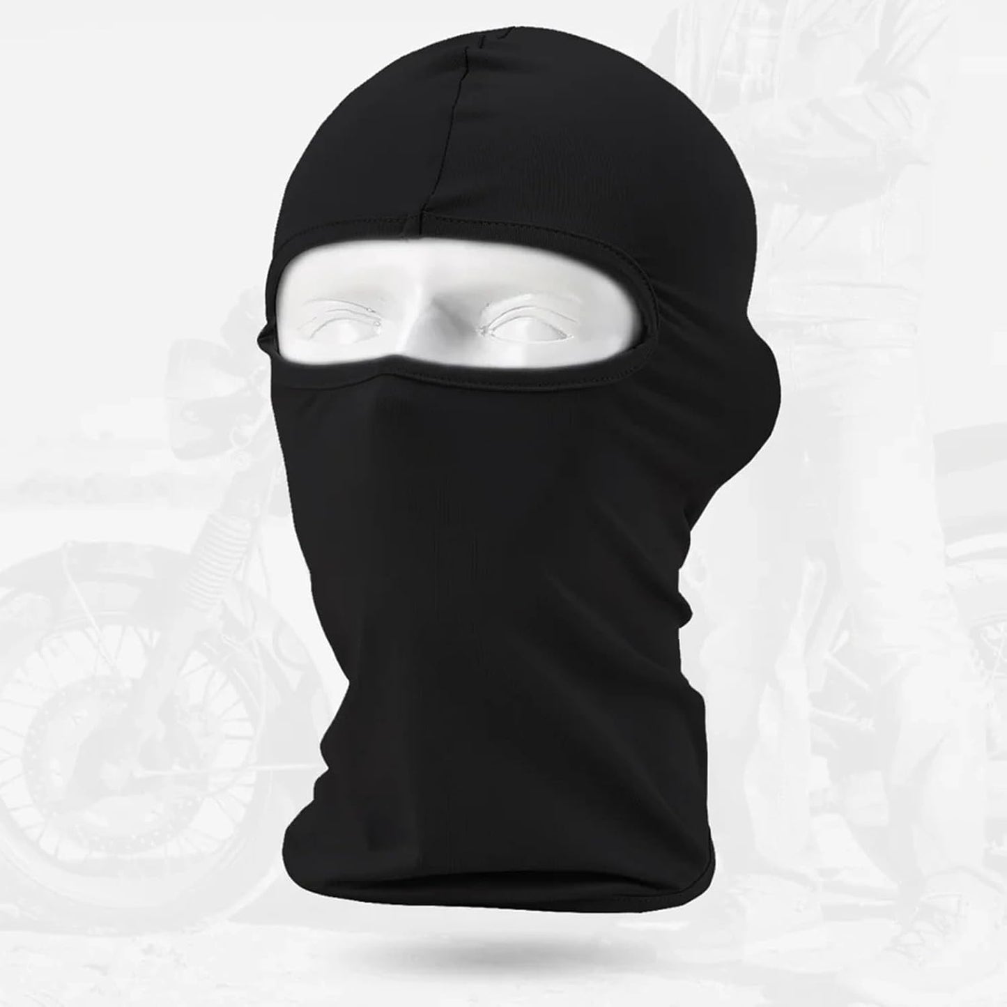 7PCS Bandana Face Mask, UV Protector Motorcycle Ski Scarf,Helmet Mask Balaclava Black Tactical Face Mask
