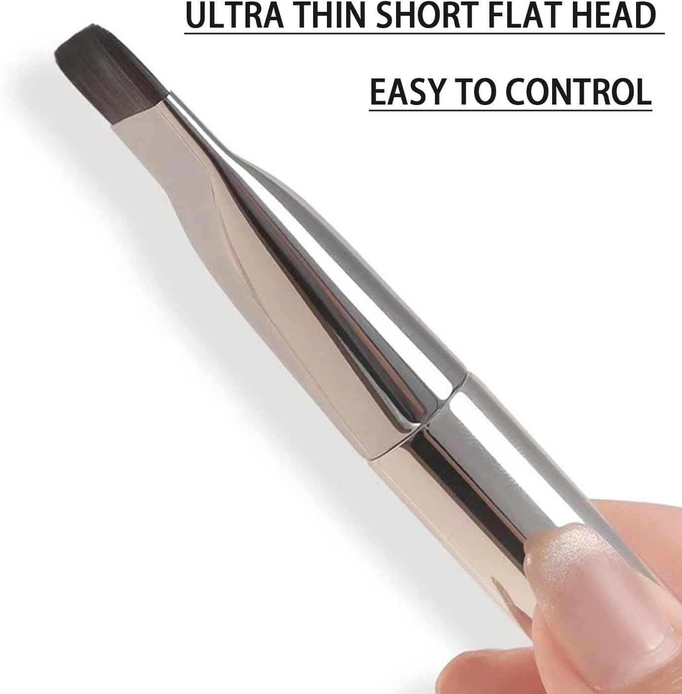 Foundation Brushes, Super Thin Blade Makeup Brush with Soft Synthetic Bristles