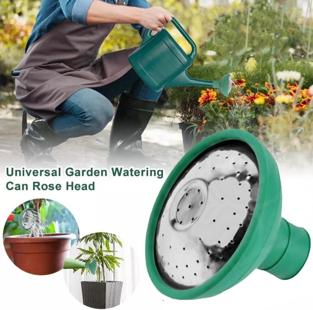 Universal Watering Can Head Replacement,Water Sprinkler Sprayer Rose Head Kettle Replacement Nozzles,Garden Shower Heads Watering Tool for Most Watering Jugs (4PCS)