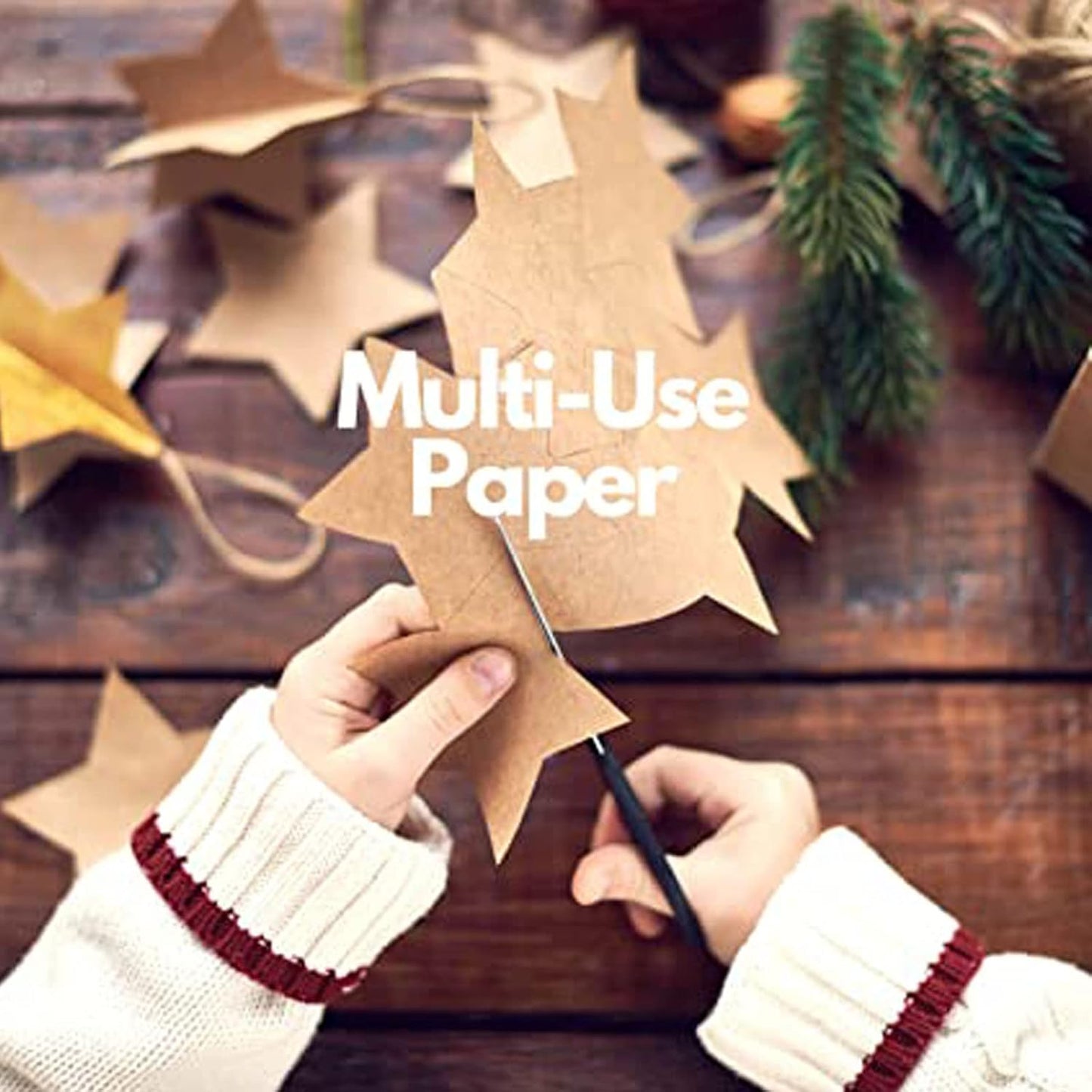 Brown Kraft Paper Roll - 15" x 33'(400") Brown Wrapping Paper for Packing Moving Small Craft Paper Roll for Gift Wrapping, Art