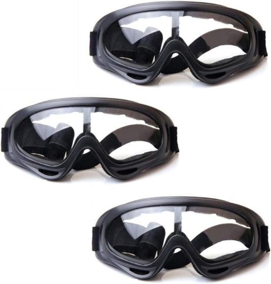 Children’s Safety Glasses－3 Pack of Kids Outdoor Game Protective Goggles Safety Goggles Eyewear for Nerf N-Strike Elite Gun Toy Gun Game Eye Protection & Laboratory Work Safety Glasses