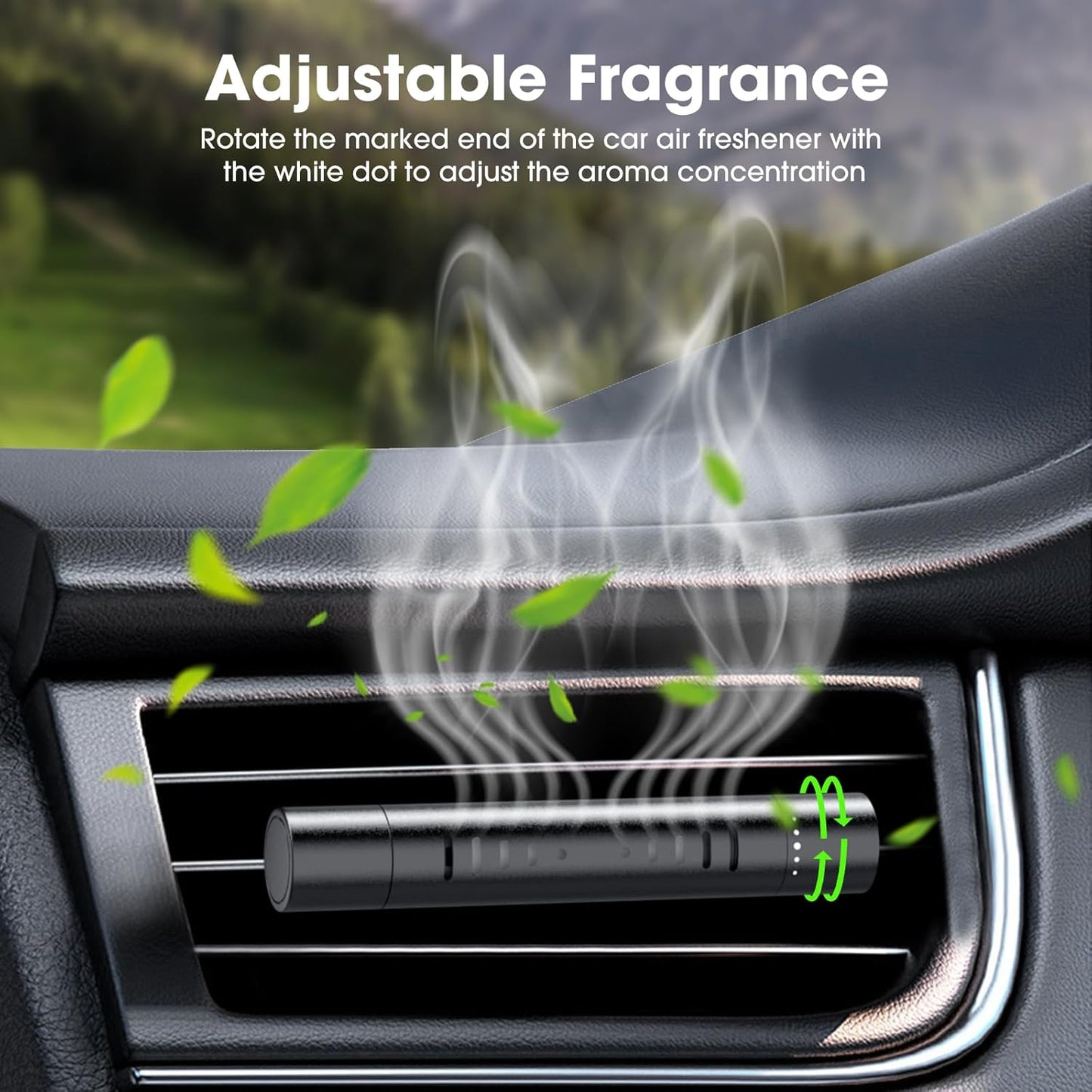 2 Custom Car Vent Diffusers Come with three custom aroma sticks