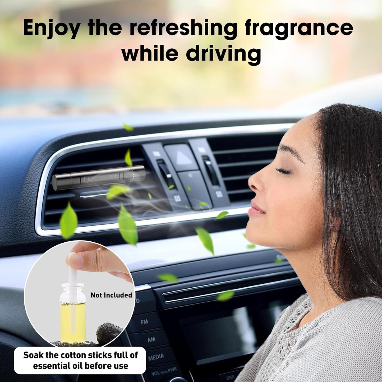 2 Custom Car Vent Diffusers Come with three custom aroma sticks