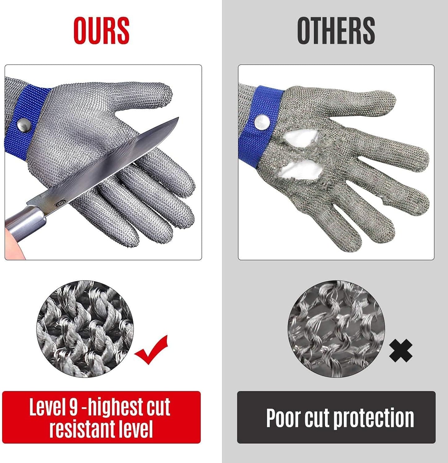 Level 9 Cut Resistant Gloves