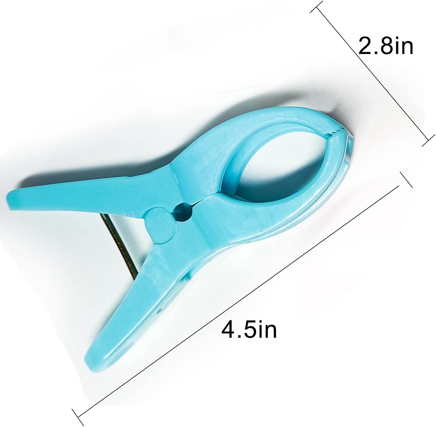 Towel Clips for Beach Chair 10 Pcs, 4.5 in, Color Plastic Lounge Chair Towel Clip, Pool Towel Clips to Prevent Towel Blowing Away, for Family use