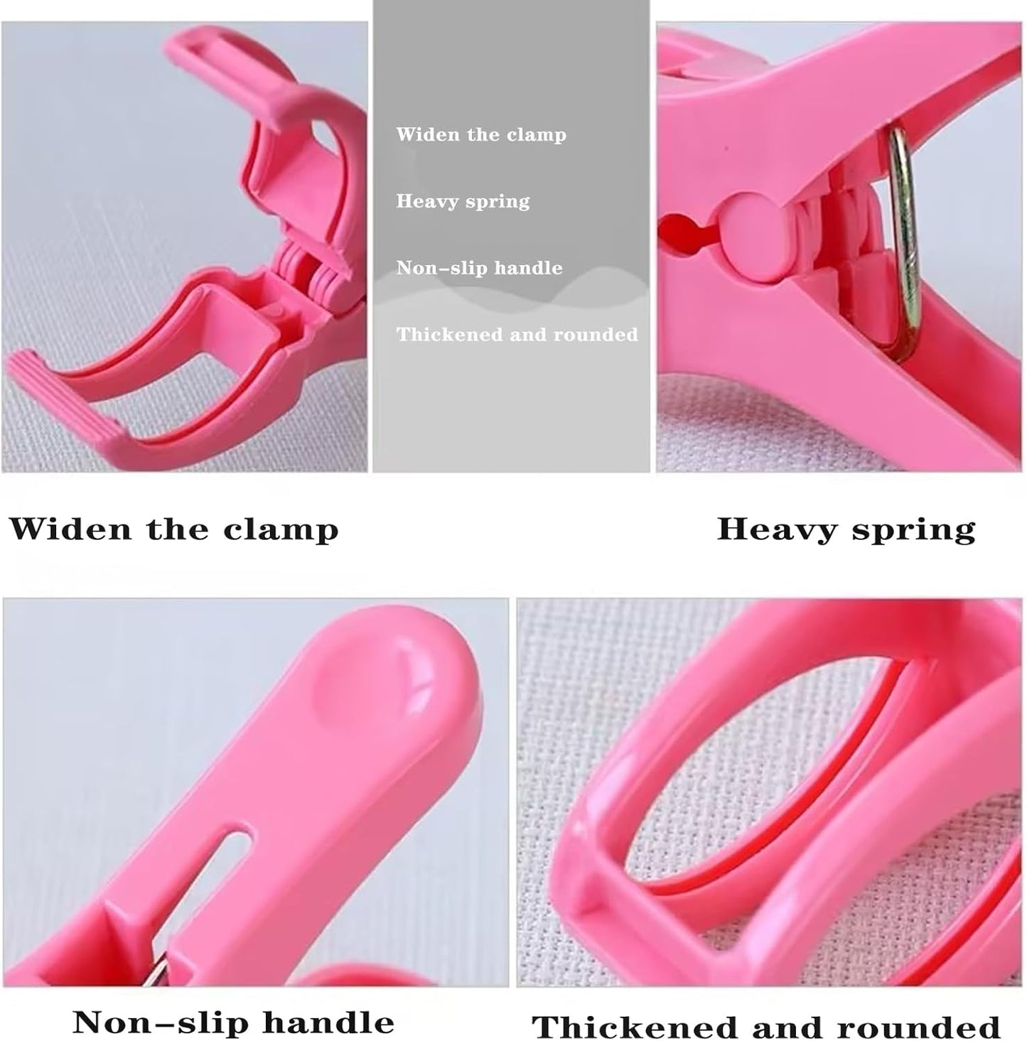 Towel Clips for Beach Chair 10 Pcs, 4.5 in, Color Plastic Lounge Chair Towel Clip, Pool Towel Clips to Prevent Towel Blowing Away, for Family use