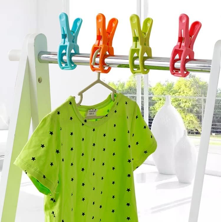 Towel Clips for Beach Chair 10 Pcs, 4.5 in, Color Plastic Lounge Chair Towel Clip, Pool Towel Clips to Prevent Towel Blowing Away, for Family use