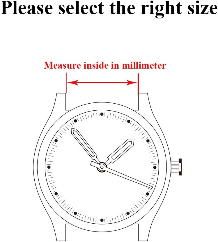 Quick Release Watch Strap,16mm 18mm 20mm 22mm 24mm Premium Solid Stainless Steel Watch Band Replacement