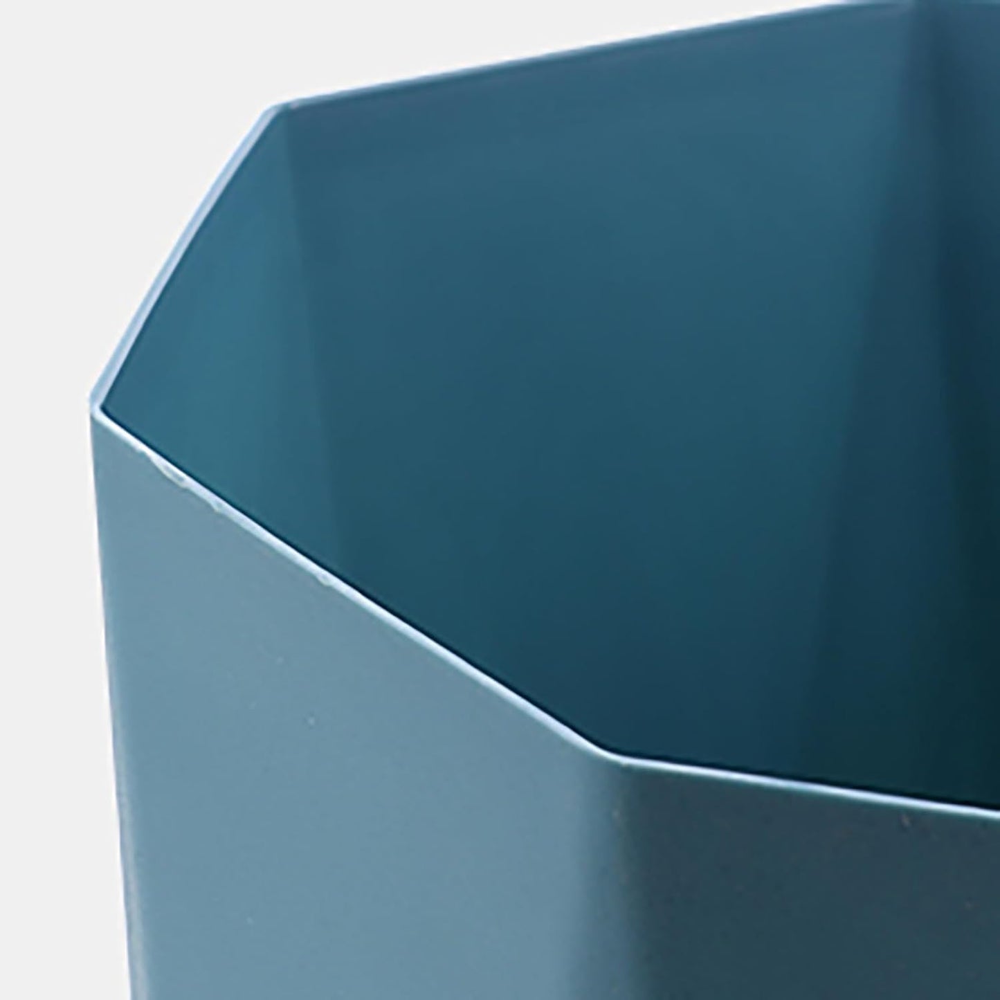 Polygon Small Trash Can,Bathroom Garbage Container, Office Organizer Plastic Wastebasket Rubbish Bin Paper Basket for Bathrooms, Kitchens,Laundry Room, Offices, Kids Rooms ﻿ (Yellow)