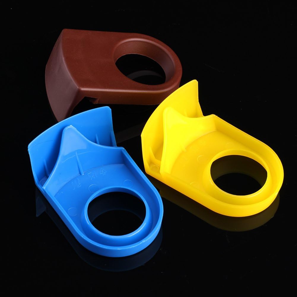 10pcs ABS Drink Clips Bottle Buckle Holders Beer Cocktail Snap for Schooner & Goblet Glasses (Random Color)