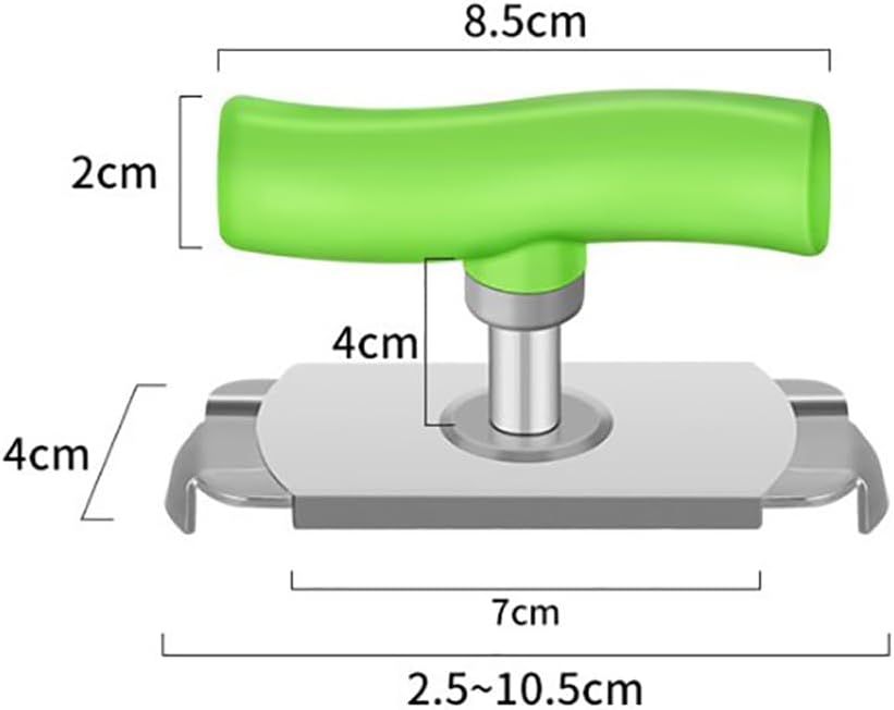 Effortless Arthritis Jar Opener, Easy Open Adjustable Grip Jar Opener, Jar Opener for Weak Hands, 2024 New Jar Opener Bottle Opener, for Seniors Easy Open Lid Opener (Green+White)