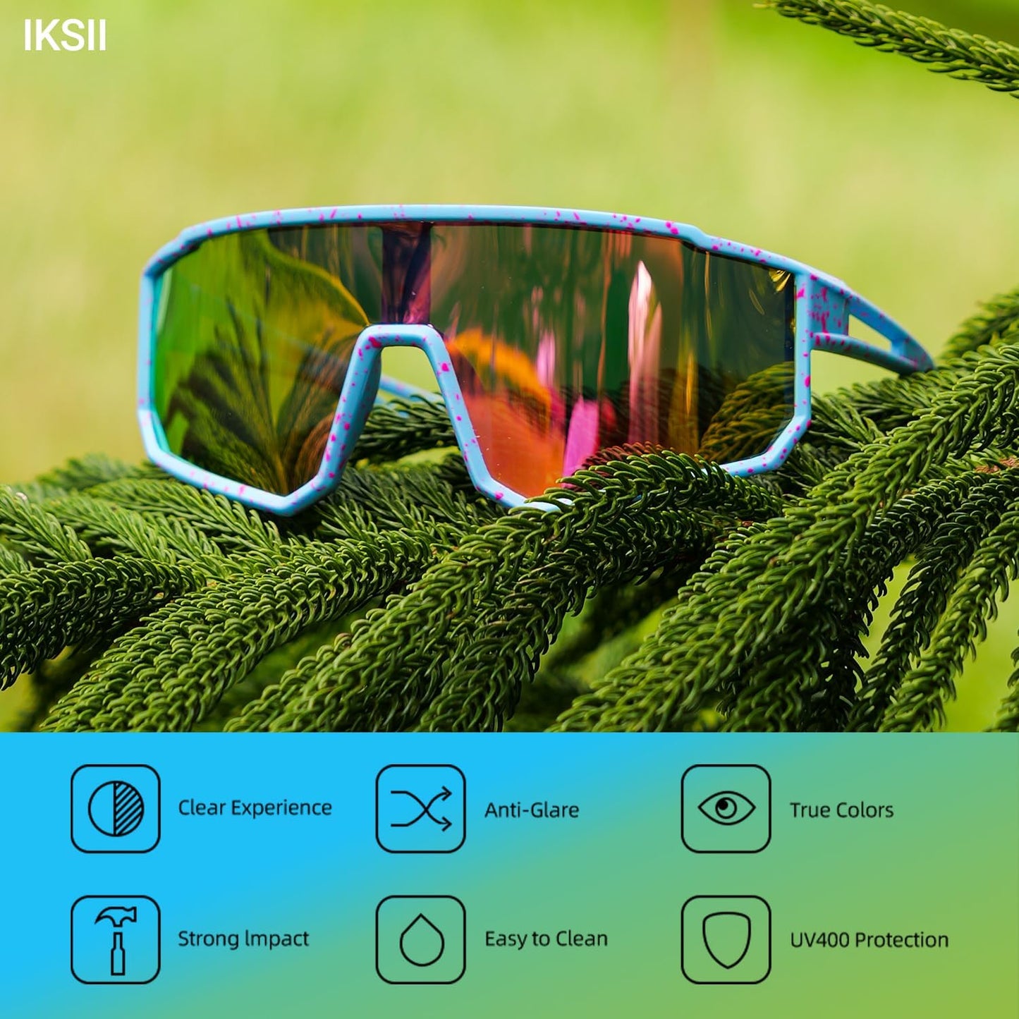 Youth Polarized Sunglasses Kids Baseball Glasses,Cycling Sport Shades for Boy Girl 8-14,UV400 Protection Volleyball Running