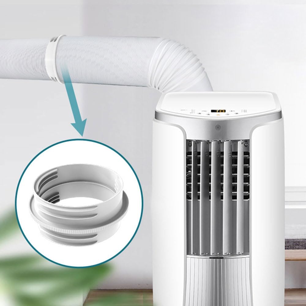 Air Conditioner Exhaust Hose Connector, Portable Air Conditioning Exhaust Hose Adapter, Pipe Reducer Connector Universal for 5.1" and 5.9" Hose