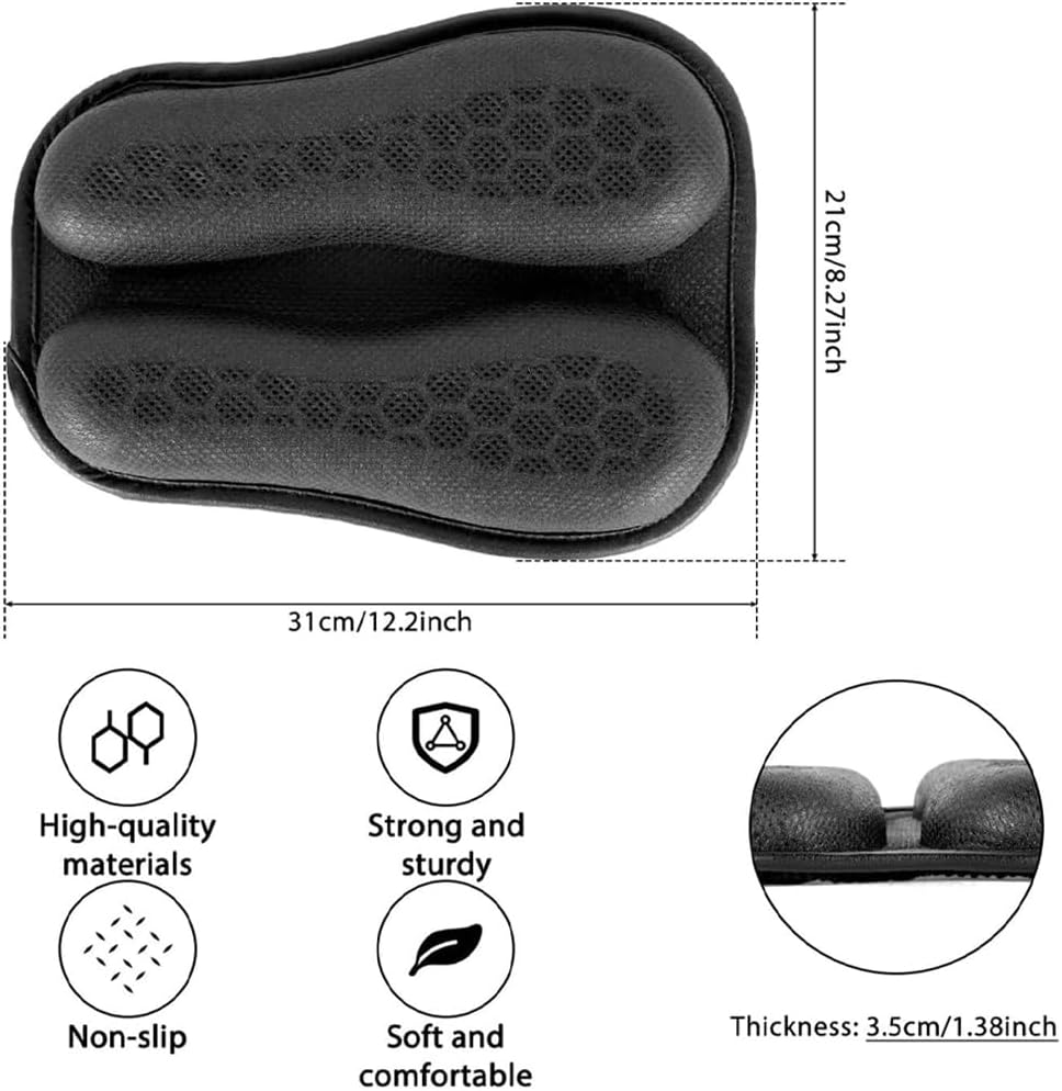 Motorcycle Seat Cushion,Pressure Relief Motorcycle Seat Pad,High Elasticity Gel 3D Honeycomb Structure for Motorbike Long Rides