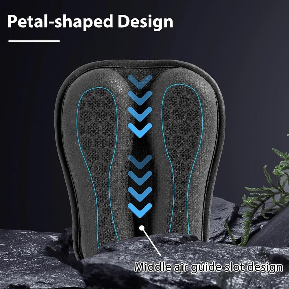 Motorcycle Seat Cushion,Pressure Relief Motorcycle Seat Pad,High Elasticity Gel 3D Honeycomb Structure for Motorbike Long Rides
