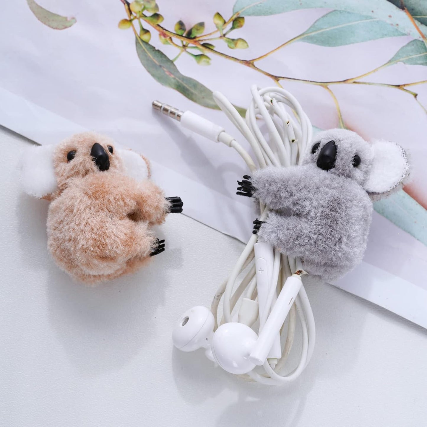 8pcs Koala Clips Pencil Topper Animal Pencil Toppers Birthday Party Supplies Koala Party Favors Gifts