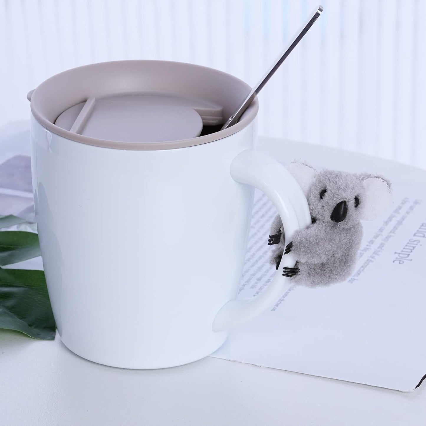 8pcs Koala Clips Pencil Topper Animal Pencil Toppers Birthday Party Supplies Koala Party Favors Gifts
