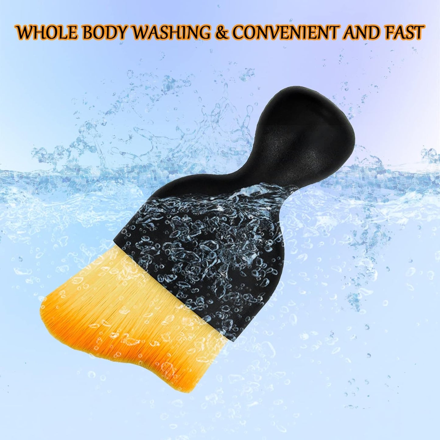 Car Interior Detailing Brush, Ultra Soft Non-Scratch Dust Brush, Car Interior Cleaning Tool for Cleaning Panels, Air Vent, Leather (Yellow)