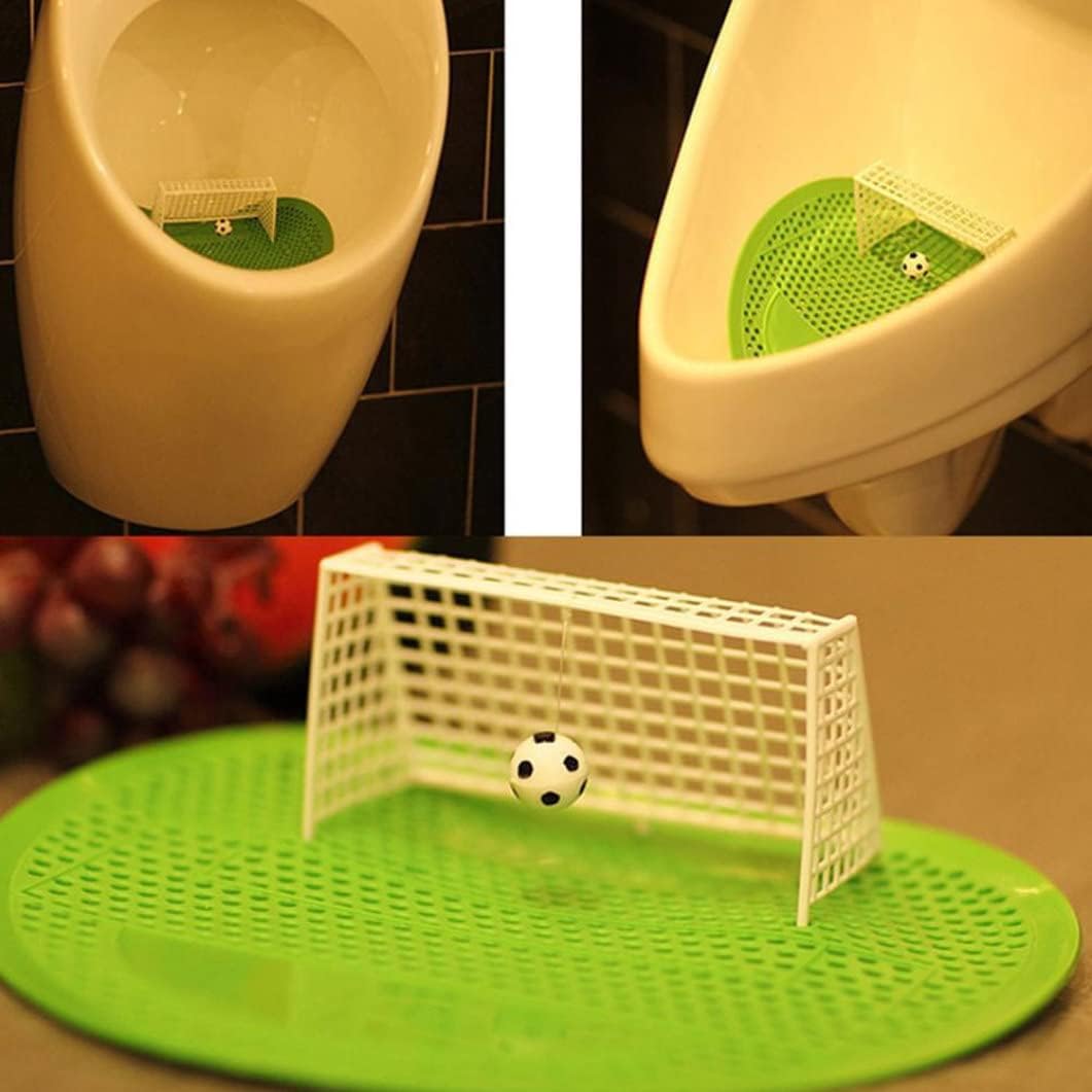 Urinal Screen Anti Odor Football Male Toilet Cleaner Splash Guards Soccer Goal Filter Mats Green 5PCS Urinal Screen Urinal mats Urinal Sieve Football Male Toilet Cleaner Soccer Goal Filter Mat
