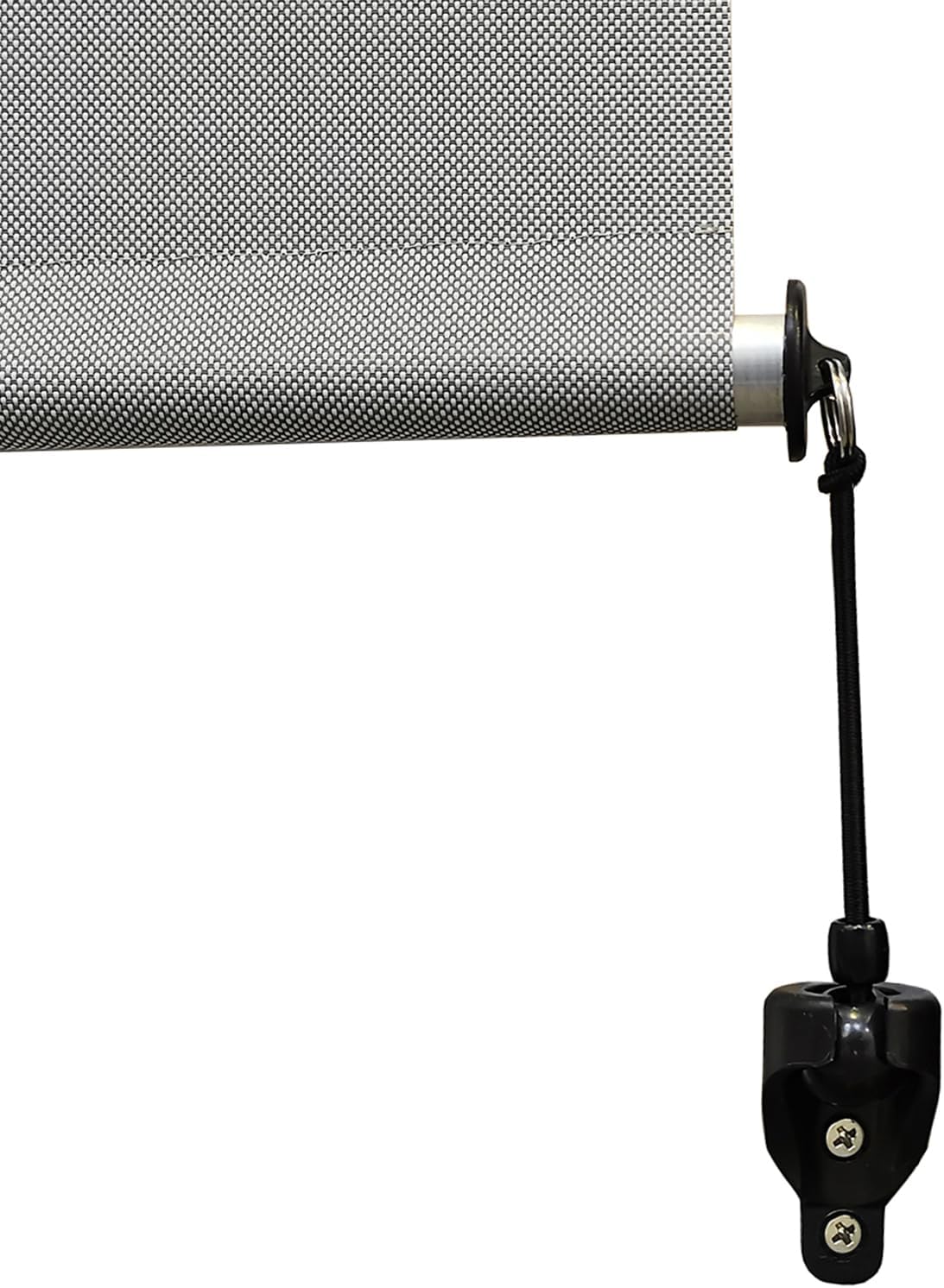 Replacement Shade Parts Bungee End Cap Kit for Exterior Cordless Roller Shades Outdoor Blinds（ 2 Sets） (Black)