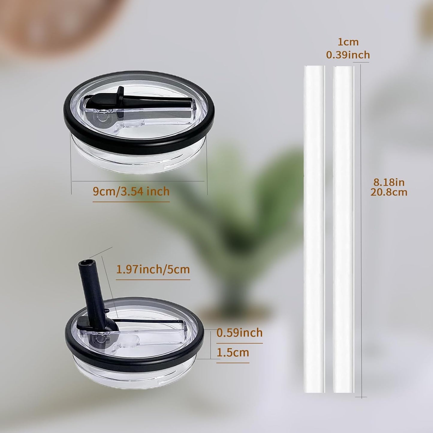 40 oz Flip Straw Lid Replacement for Stanley Tumbler, 2 Pack Spill Proof Leakproof Tumbler Lid Fit for Stanley Quencher H2.0 Cup Adventure Quencher, No Spill Cup Lids Covers with Straw- Cream