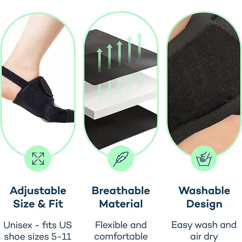 Recovist Bunion Brace - Adjustable Orthopedic Splint for Hallux Valgus Correction & Pain Relief, Day & Night Wear Support for Men & Women (2PC)