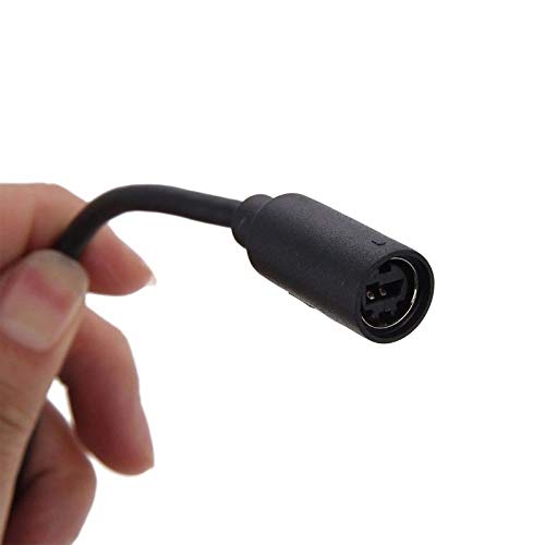 Computer Cables USB Breakaway Cable Cord Adapter for Xbox 360 Wired Gamepad Controller EM88 - (Cable Length Black)