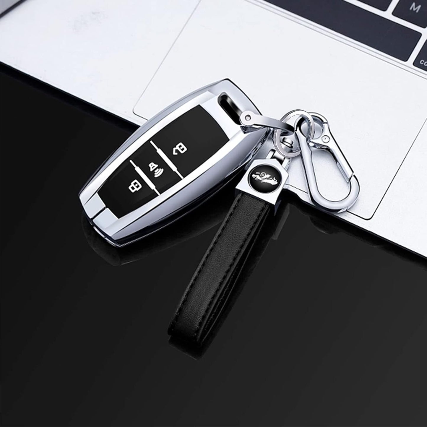 12 PCS Keychain Clip, Keychain Ring, Metal Keychain Holder Organizer for Car Keys, Keychain Carabiner for Men and Women