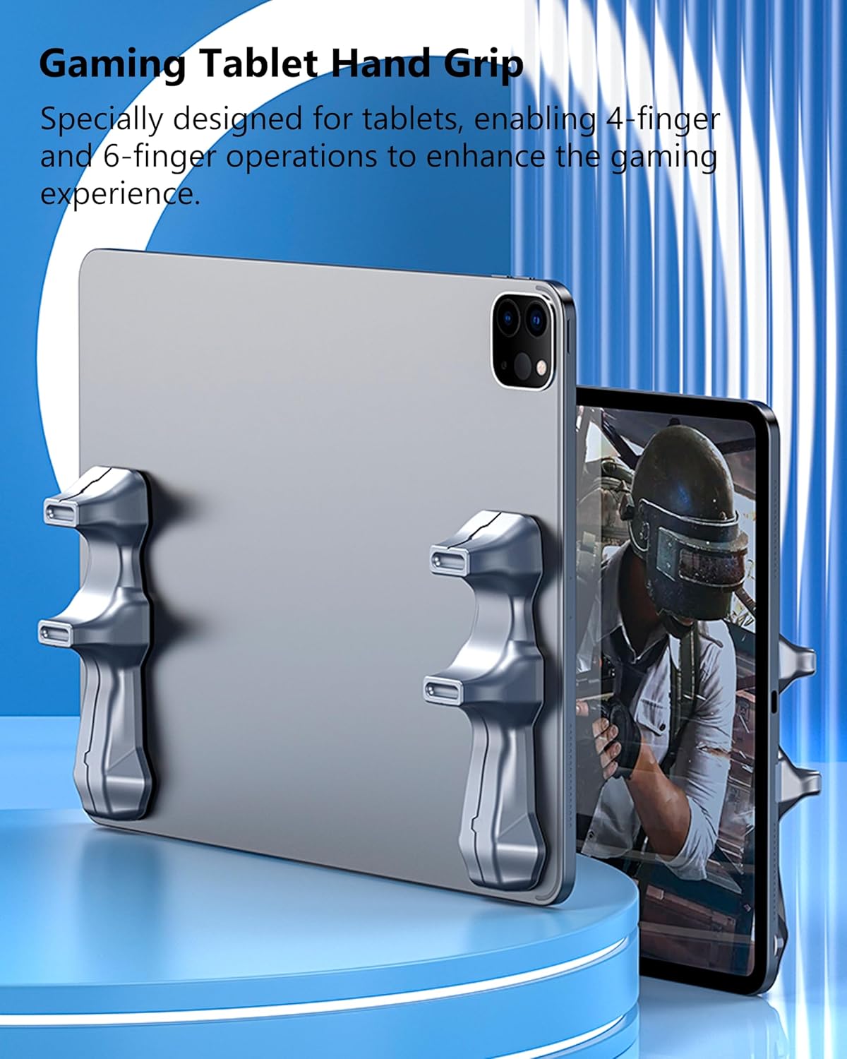 Gaming Handle for iPad, Anti-Slip Silicone Gamepad Grip, Tablet Game Controller for PUBG/Knives Out/Rules of Survival
