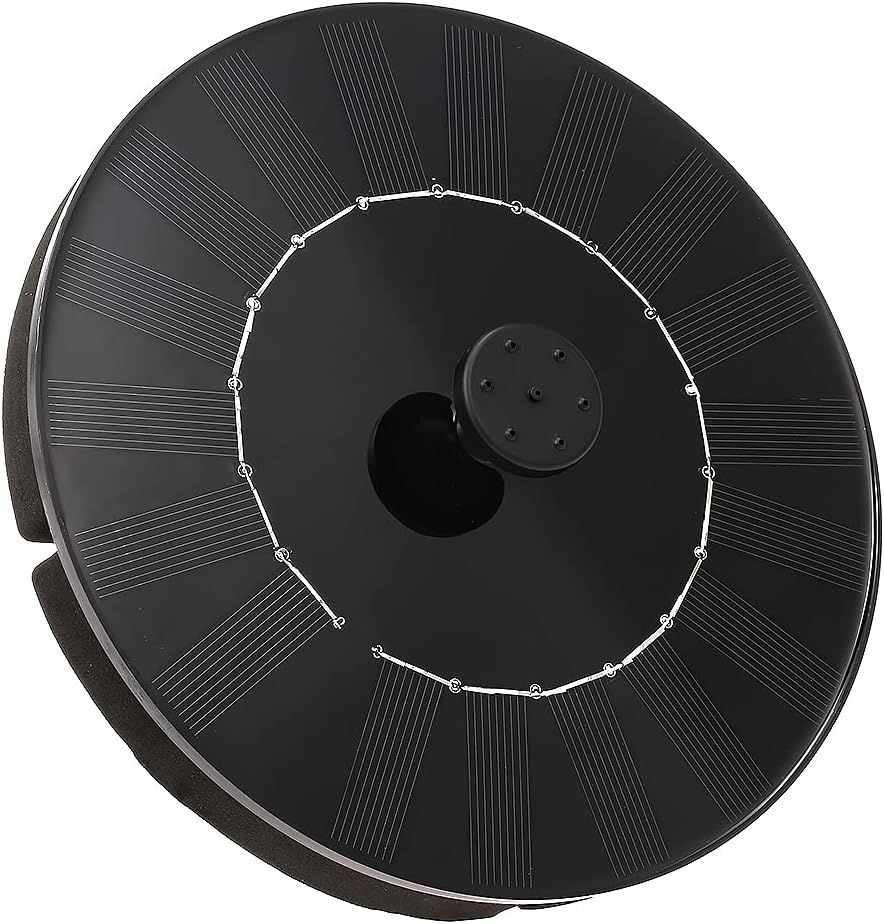 Solar Birdbath Fountain Pump 2.4W Floating Water Fountain Panel Kit for Bird Bath Small Pond Garden Patio and Lawn