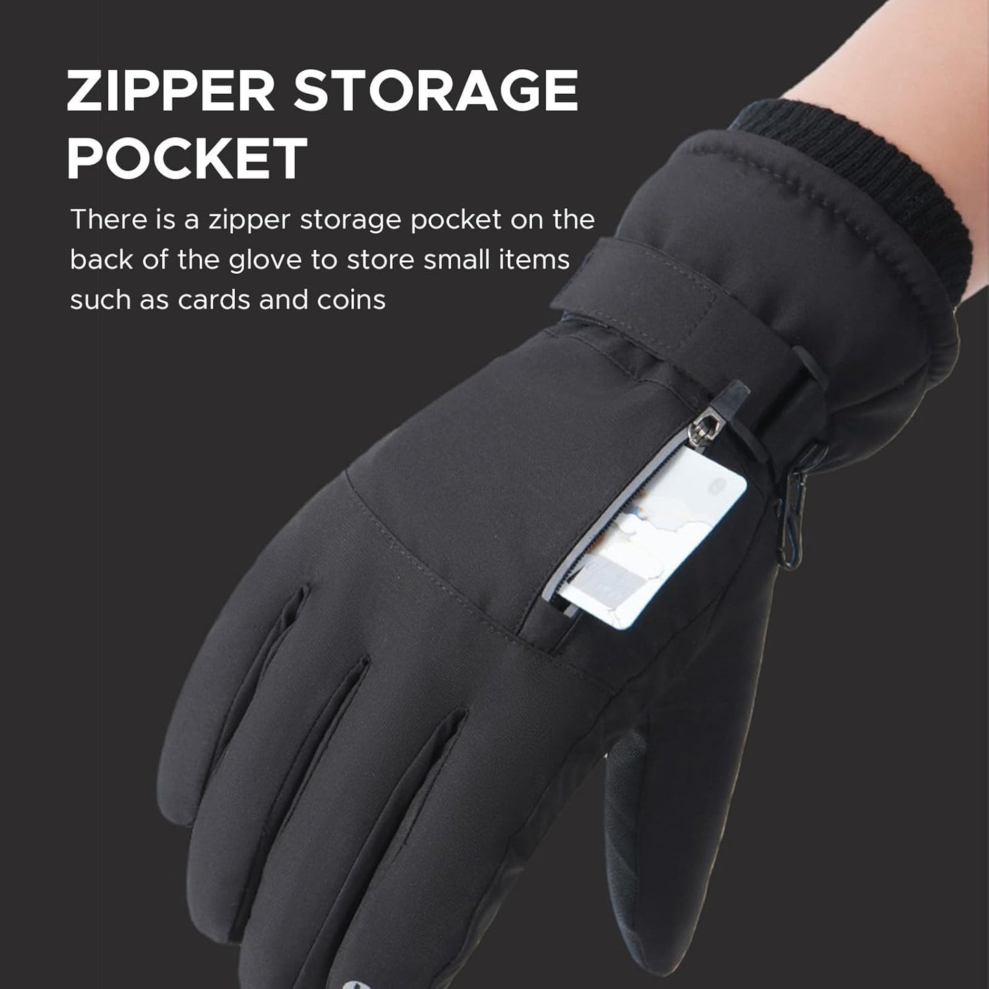 Waterproof Anti-Slip Touchscreen Winter for Skiing, Snowboarding, and Outdoor Activities