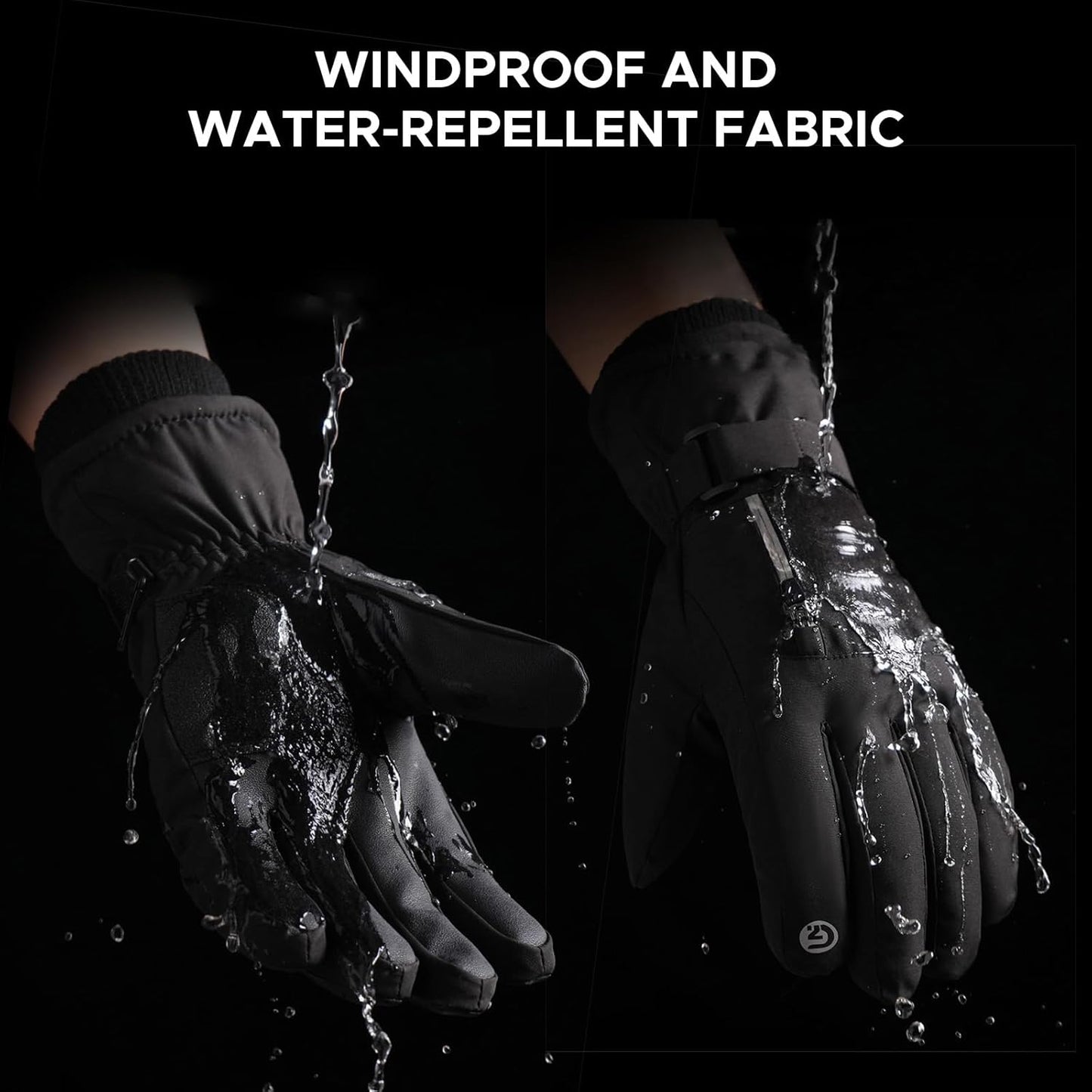 Waterproof Anti-Slip Touchscreen Winter for Skiing, Snowboarding, and Outdoor Activities