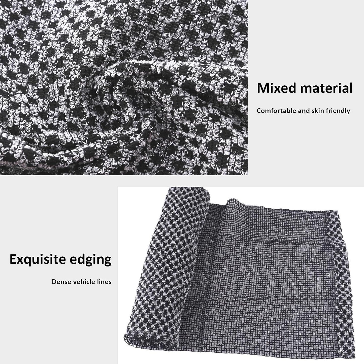 Extra Long Exfoliating Cloth, Deep Cleaning Exfoliating Towel, Reusable Exfoliating Body Scrubber (2 Pcs Black)