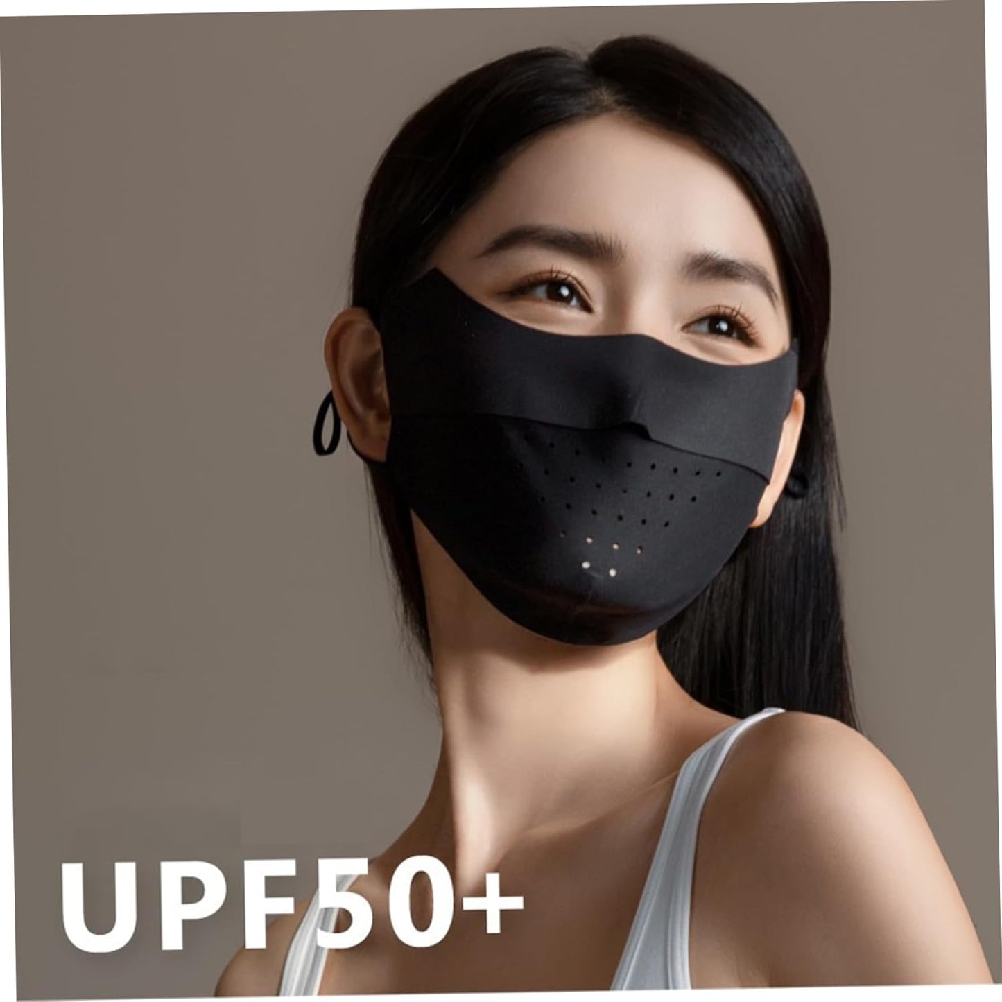 2Pcs Sun Protection Mask Breathable UV Masks UPF 50+ Face Mask for Women Reusable Soft Sunscreen Mask Washable Face Cover with Ear Hoops for Golf Cycling Sports,UV Masks
