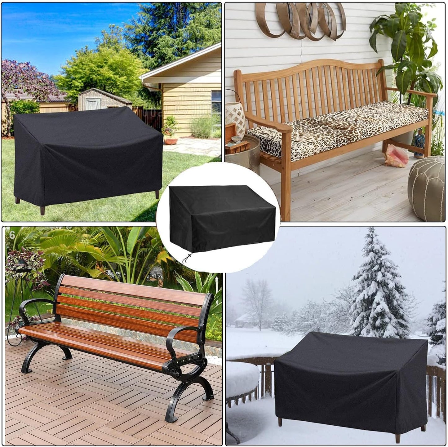Patio Sofa Cover,Waterproof Patio Furniture Cover,Sofa Cover,Outdoor Sofa Cover,UV Proof,Fast Fading,Durable And Waterproof Patio Furniture Cover,For 2-Seater Outdoor Sofa