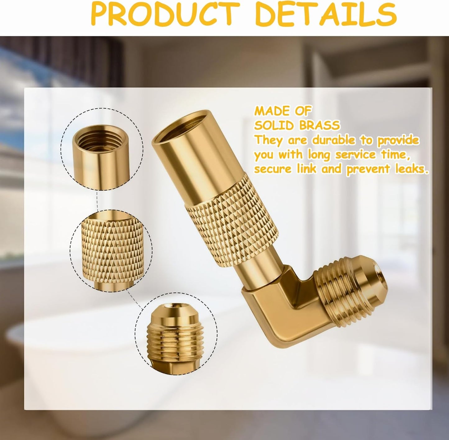 1pcs Brass 3/8" Male Flare Propane Elbow Adapter for 17/22in Griddles - Low Pressure RV Conversion Fitting Compatible with Tabletop Camping Grills, Outdoor Cooking Gas Line Connector
