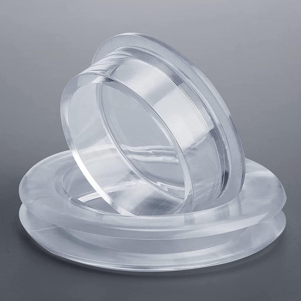 Standard Size Silicone Umbrella Hole Plug And Cap Set For Glass Outdoors Patio Table Deck Yard 2 Inch (Clear) Patio Table Hole Replacement For Umbrella