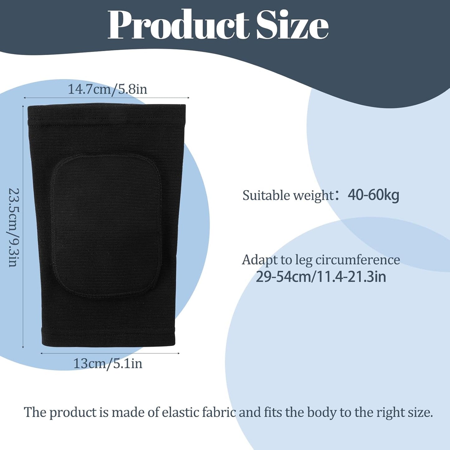 Volleyball Knee Pads, Breathable Knee Pads Volleyball with Thick Foam Padding for Men Women Youth, Knee Braces for Dance Yoga Soccer Tennis Running Cycling Climbing