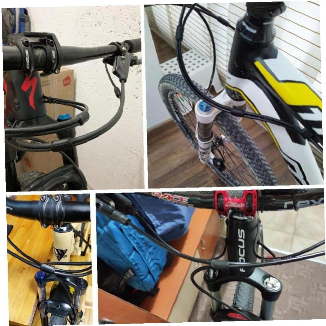 C-Clips 10pcs Bike Line Pipe Clamp Road Mountain Bike Hose Guide Buckle for Brake Derailleur Cables