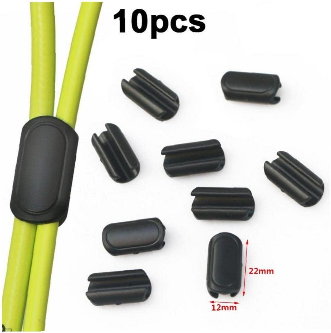 C-Clips 10pcs Bike Line Pipe Clamp Road Mountain Bike Hose Guide Buckle for Brake Derailleur Cables