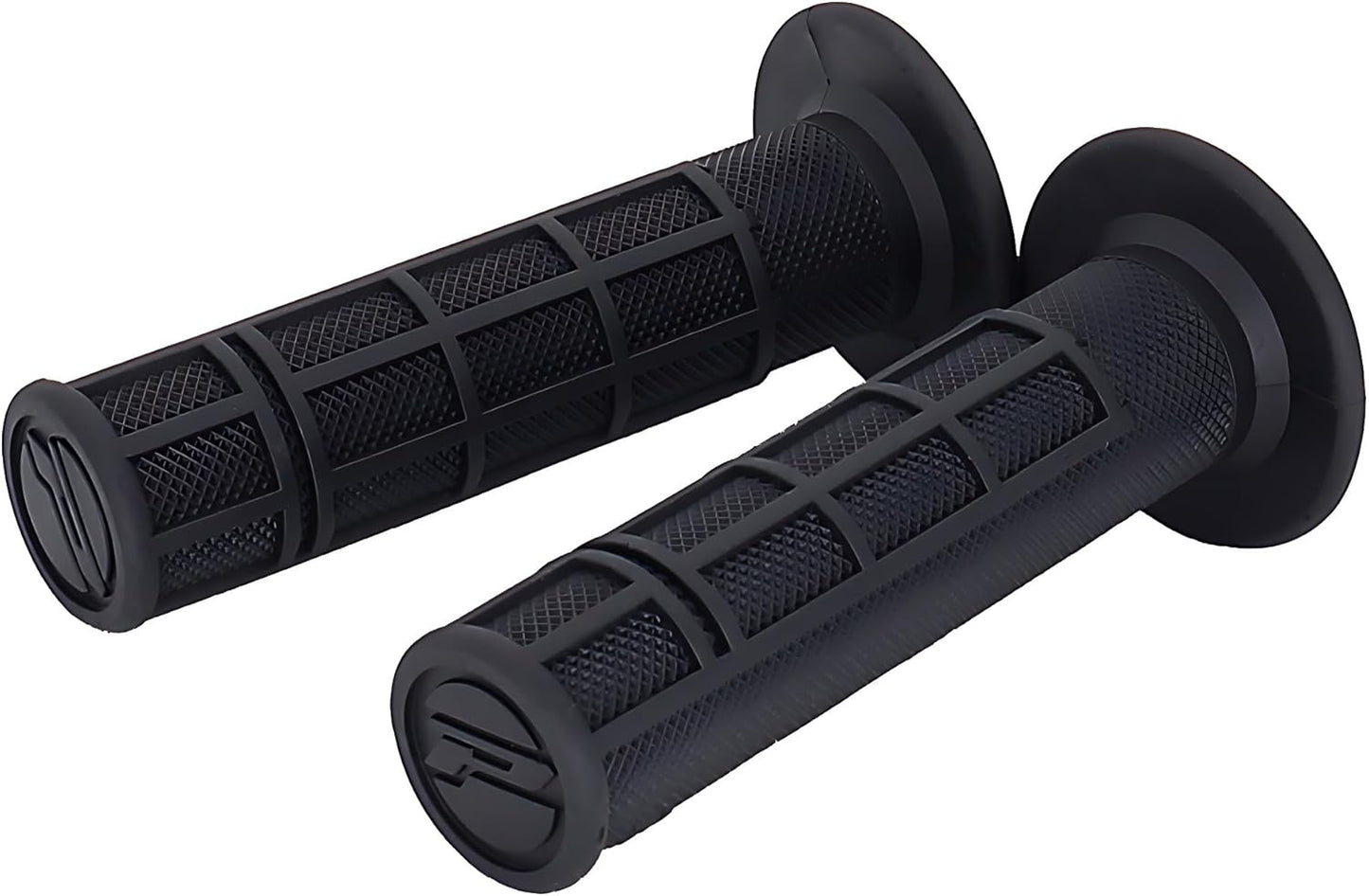 ATV Hand Grips 7/8" Soft Rubber Grip Compatible with ATV Arctic Cat Suzuki Yamaha Kawasaki Honda 400ex -Black