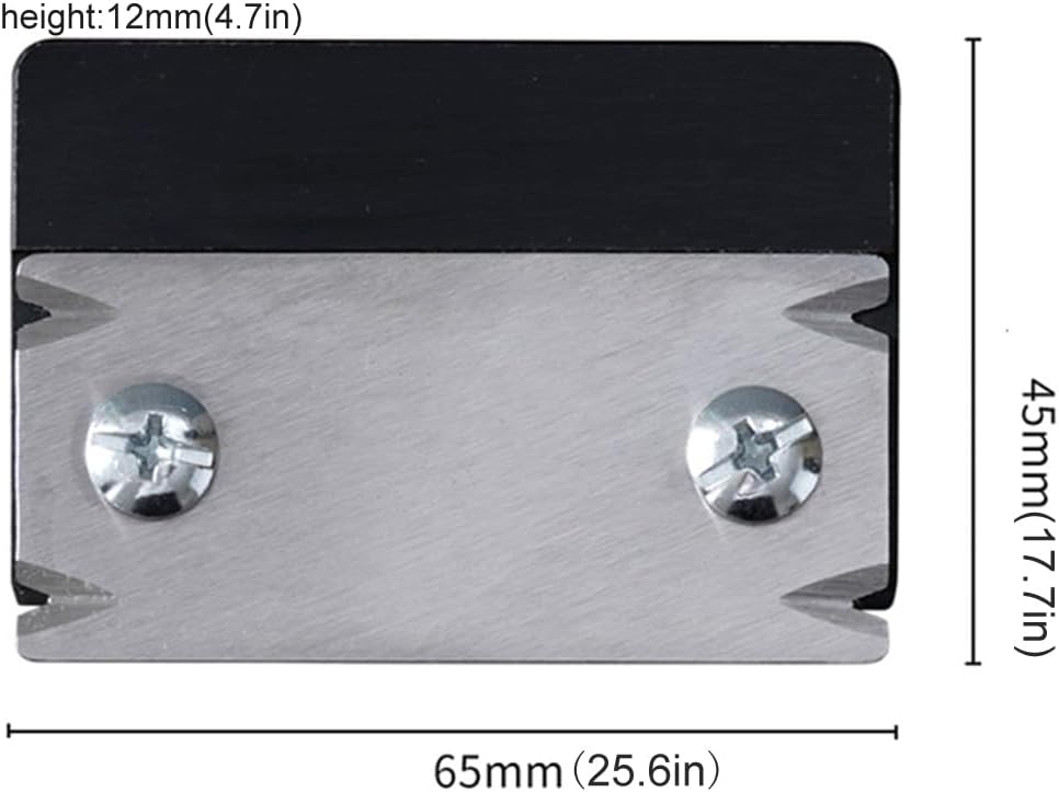Woodworking Edge Trimmer, Hand Planer Edge Bander for Burrs,Edge Corner Planer,Wood Chamfering Fillet Scraper,Edge Banding Cutter for PVC ABS Melamine Veneer,Deburring Tool,MG-022BK