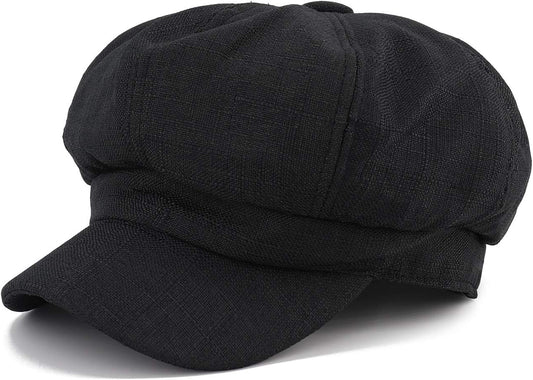 Newsboy Cap Ivy Cap Plain Cabbie Visor Beret Gatsby Ivy Caps for Women Newsboy Cap Lightweight Summer Prime Gatsby Cap Driving Hats Ivy Hat Adjustable Beret Cotton