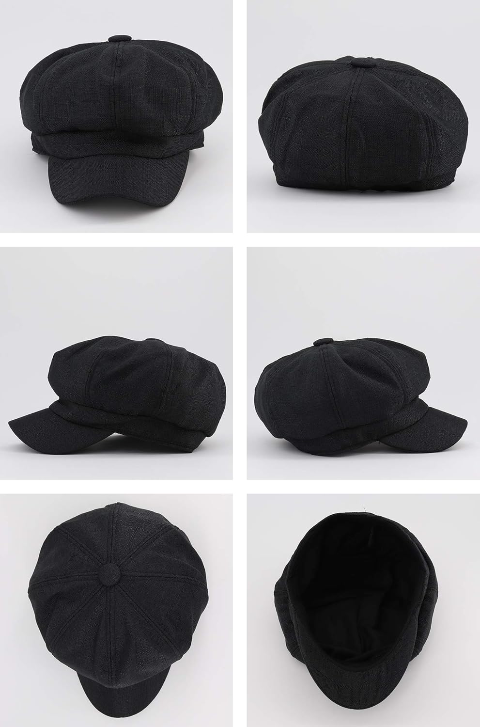 Newsboy Cap Ivy Cap Plain Cabbie Visor Beret Gatsby Ivy Caps for Women Newsboy Cap Lightweight Summer Prime Gatsby Cap Driving Hats Ivy Hat Adjustable Beret Cotton