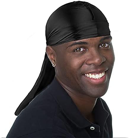 2PCS Wave Caps for Men, Compression Cap over Durags