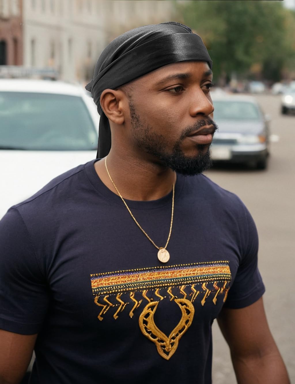 2PCS Wave Caps for Men, Compression Cap over Durags
