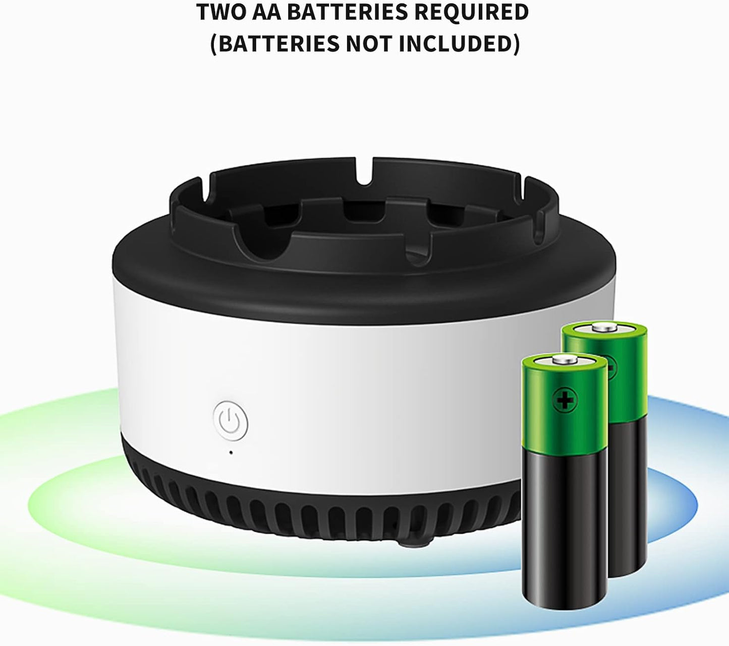 Smokeless Ashtrays for Cigarettes Indoor, Air Purifier,Best Gifts for Smokers, Suitable for Home Car Office Outdoor- Gray